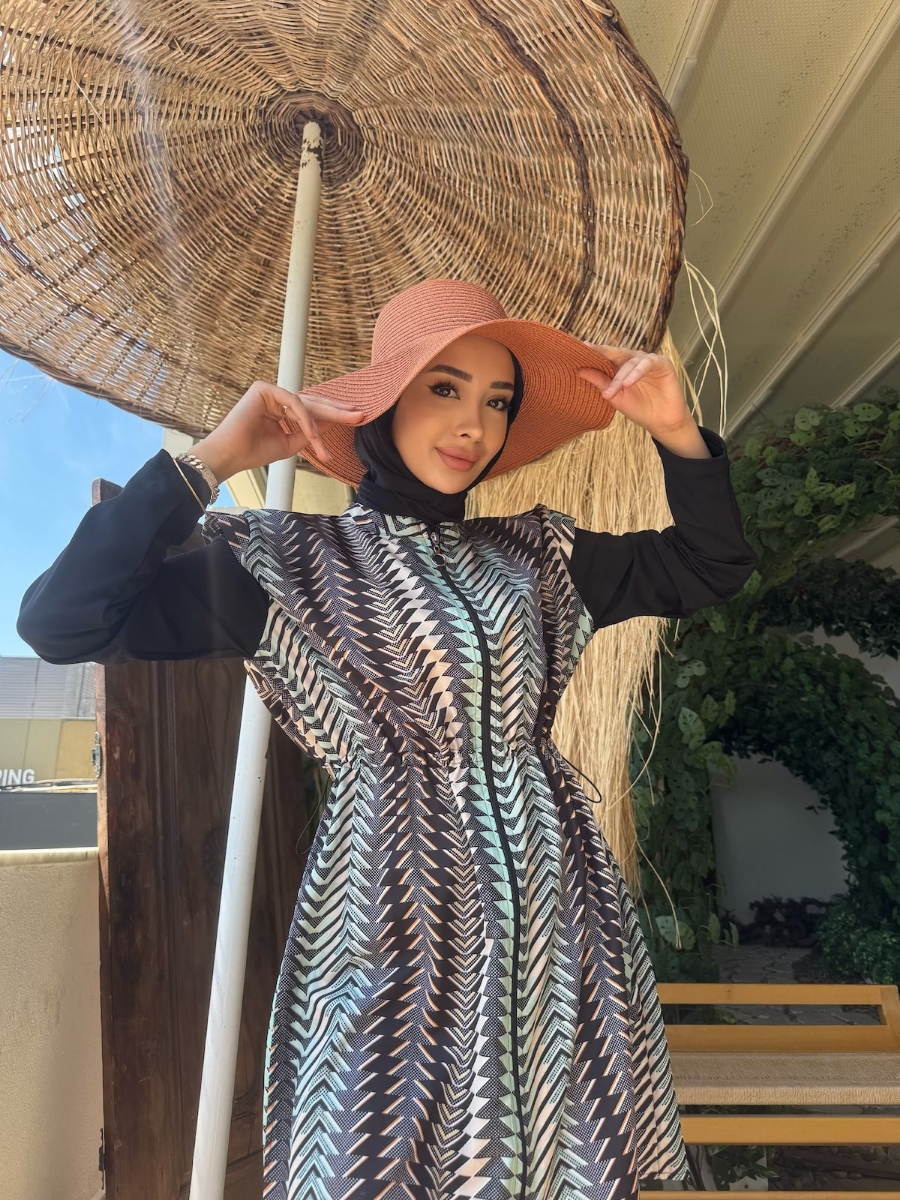 Mona Tesettür Mayo - Siyah