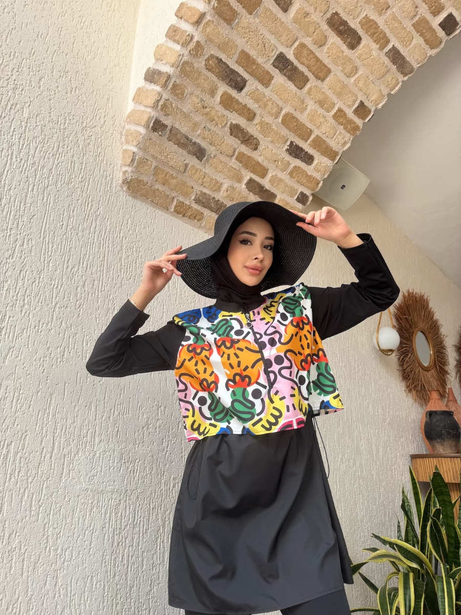 Rainbow Tesettür Mayo - Siyah