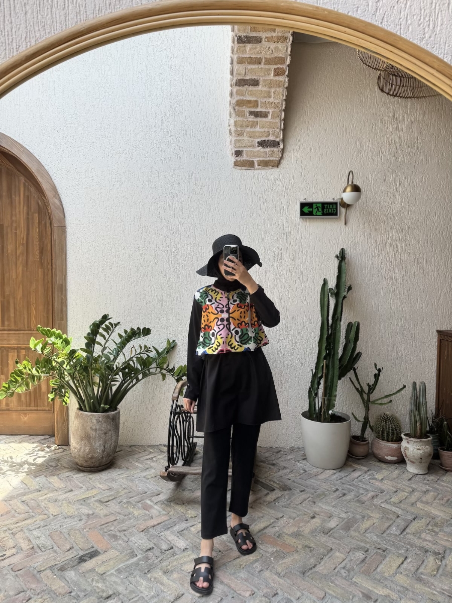 Rainbow Tesettür Mayo - Siyah