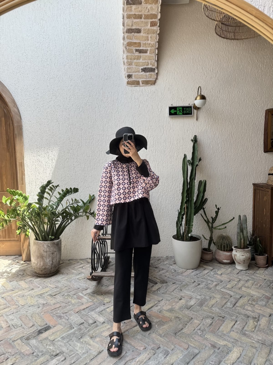 Karla Tesettür Mayo - Siyah