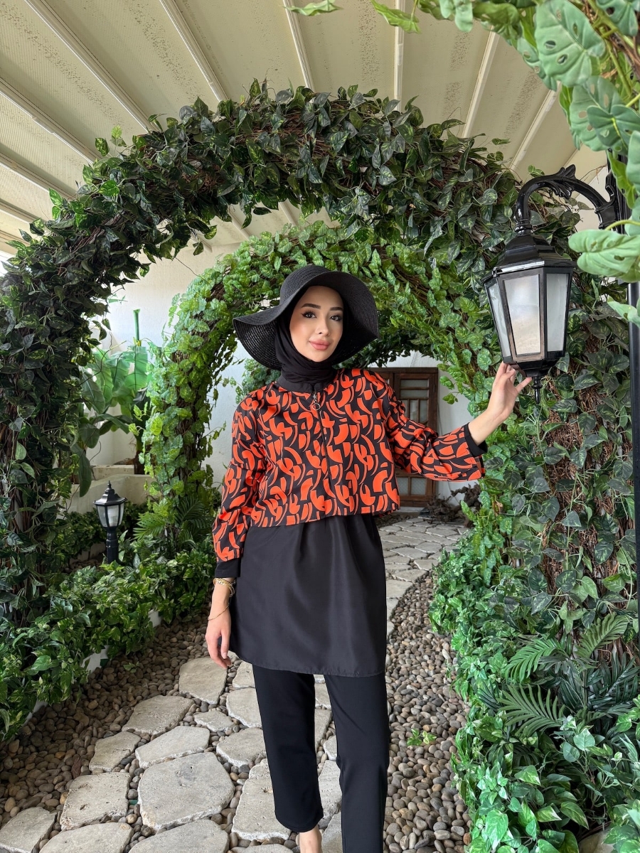 Lara Tesettür Mayo - Siyah