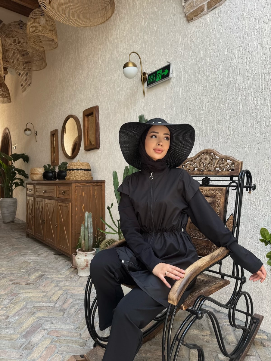 Aya Tesettür Mayo - Siyah