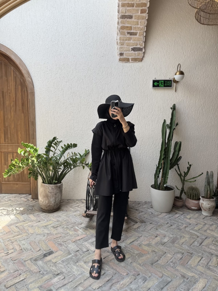 Aya Tesettür Mayo - Siyah