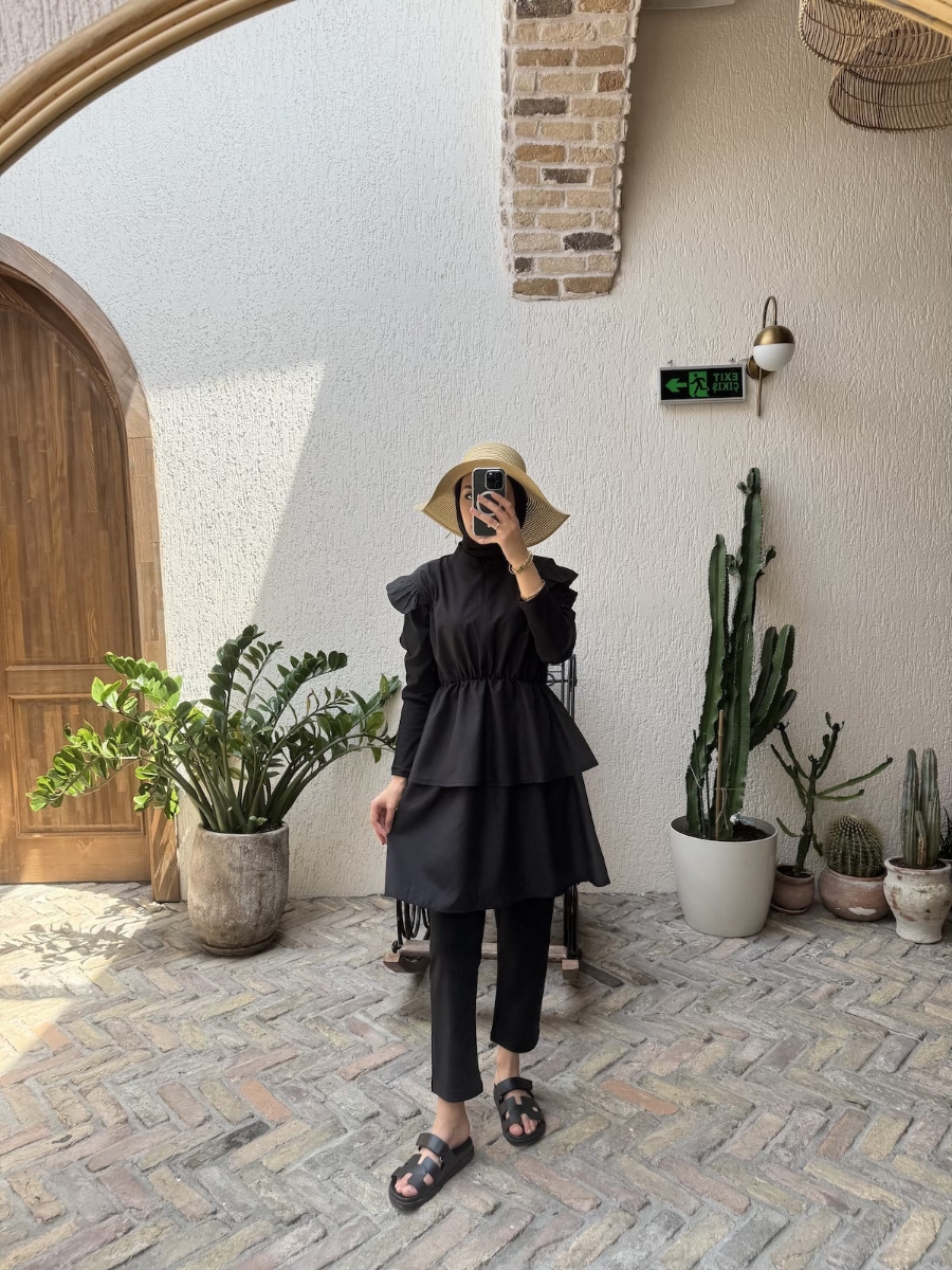 Pera Tesettür Mayo - Siyah