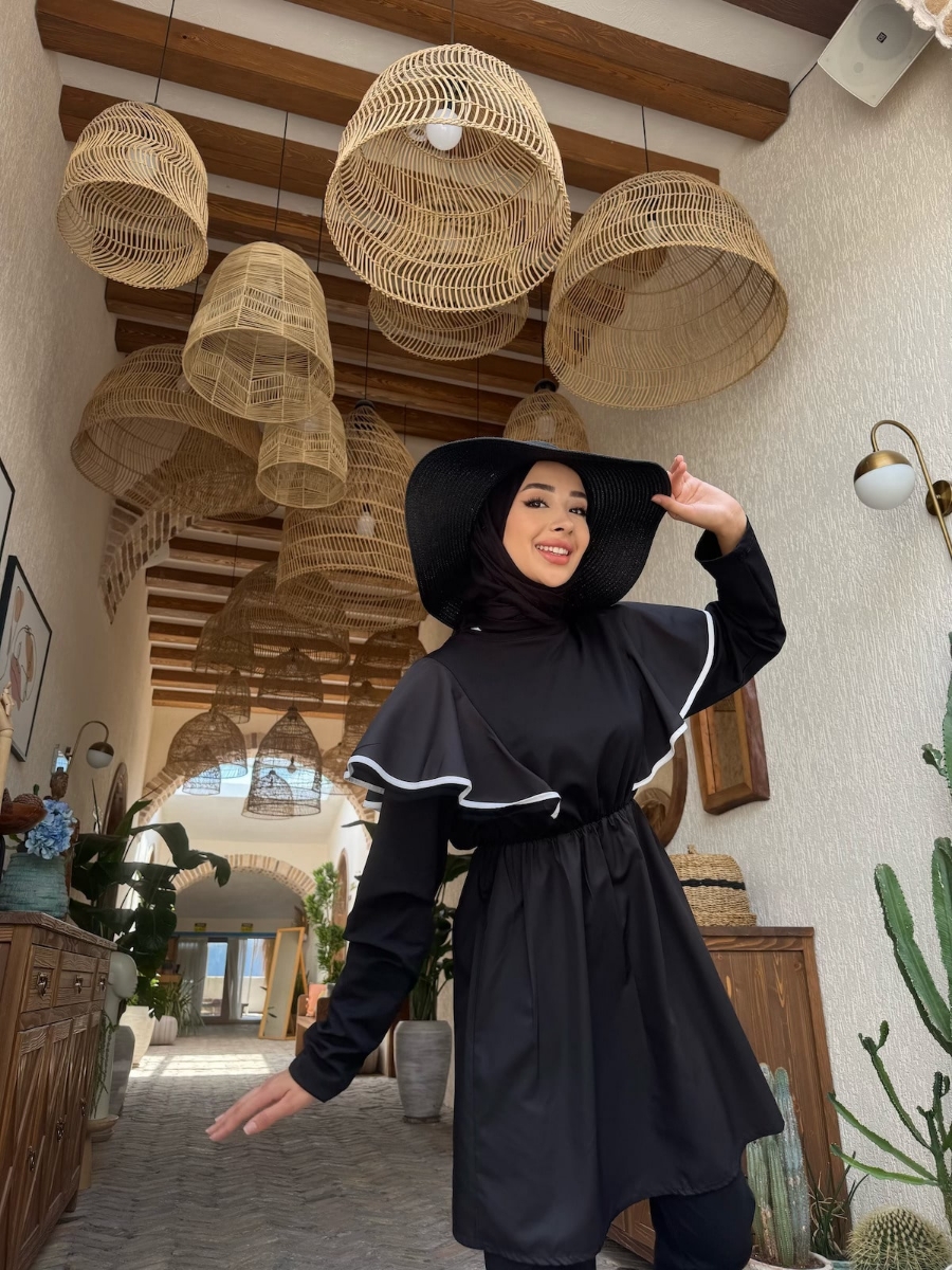 Henna Tesettür Mayo - Siyah