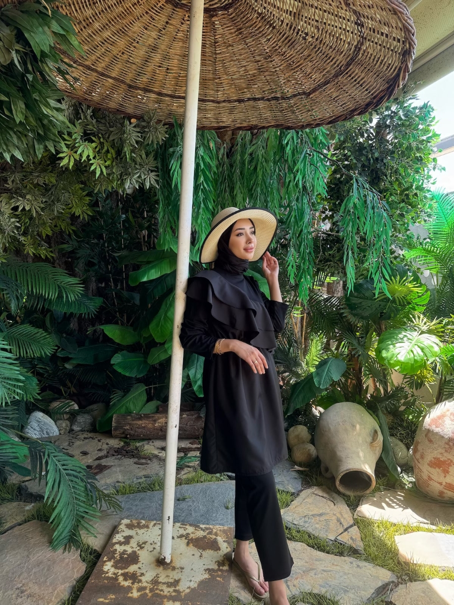 Doga Tesettür Mayo - Siyah