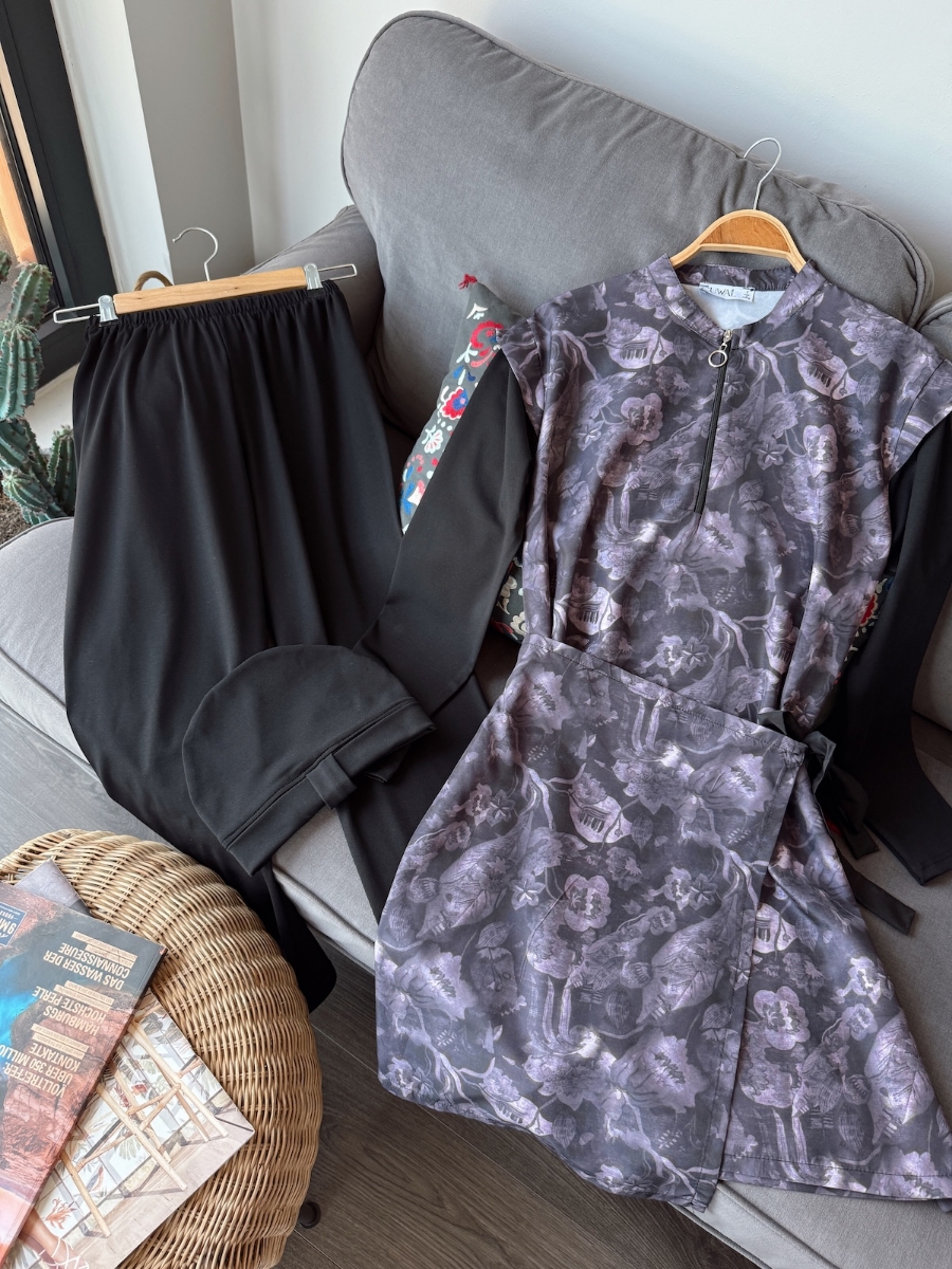 Carina Tesettür Mayo - Siyah