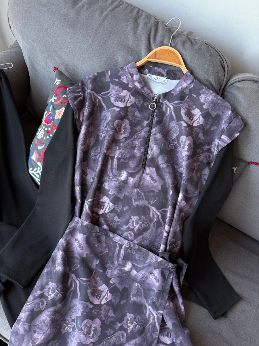 Carina Tesettür Mayo - Siyah