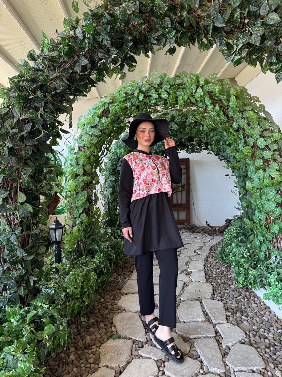 İz Tesettür Mayo - Siyah