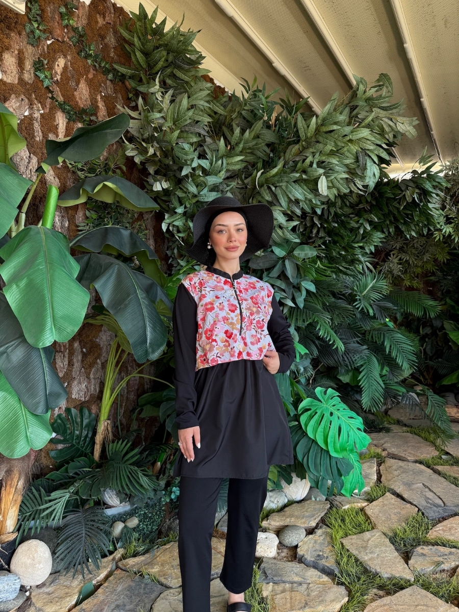 İz Tesettür Mayo - Siyah